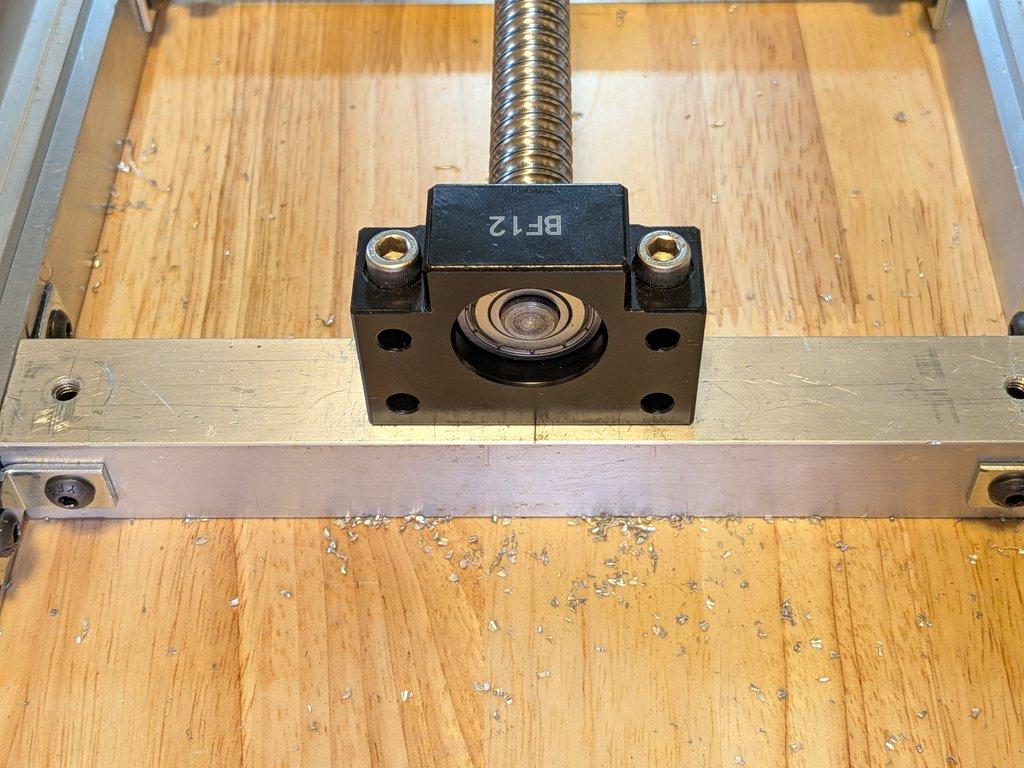 Ball screw install and fit