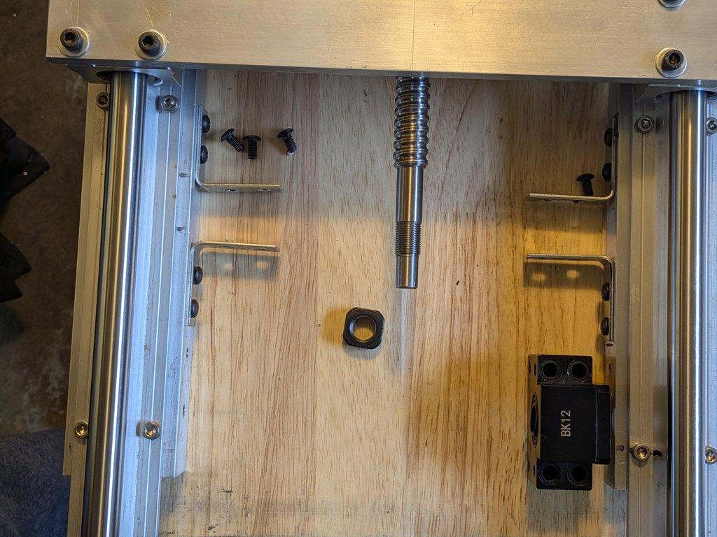 Ball screw install and fit