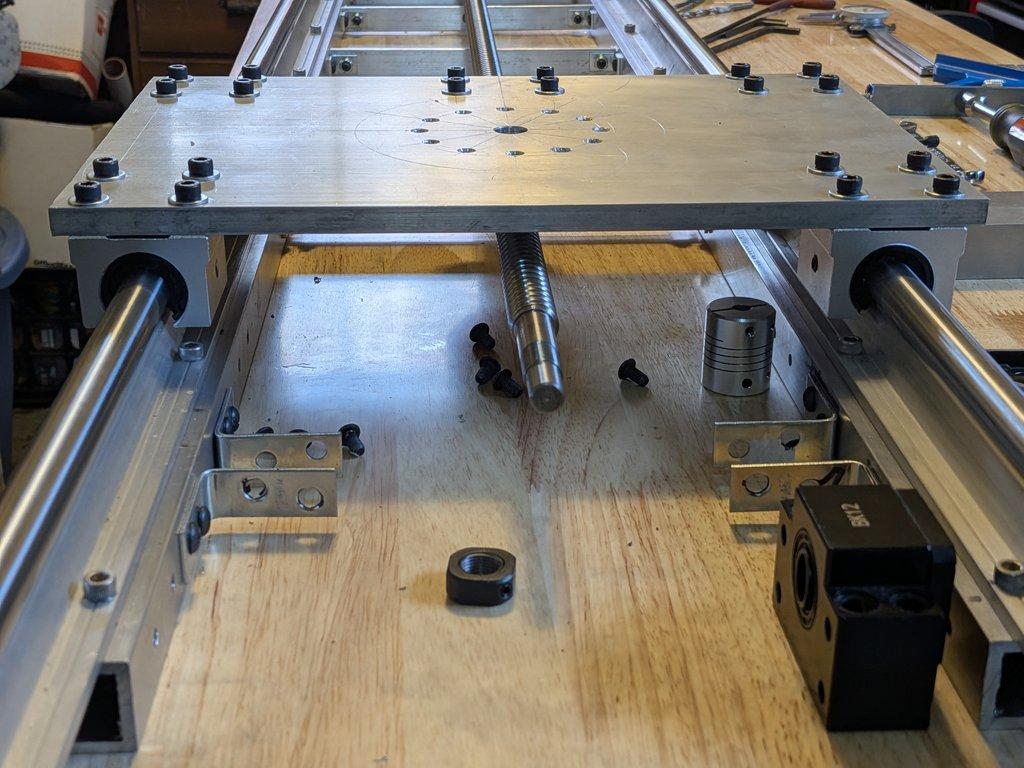 Ball screw install and fit