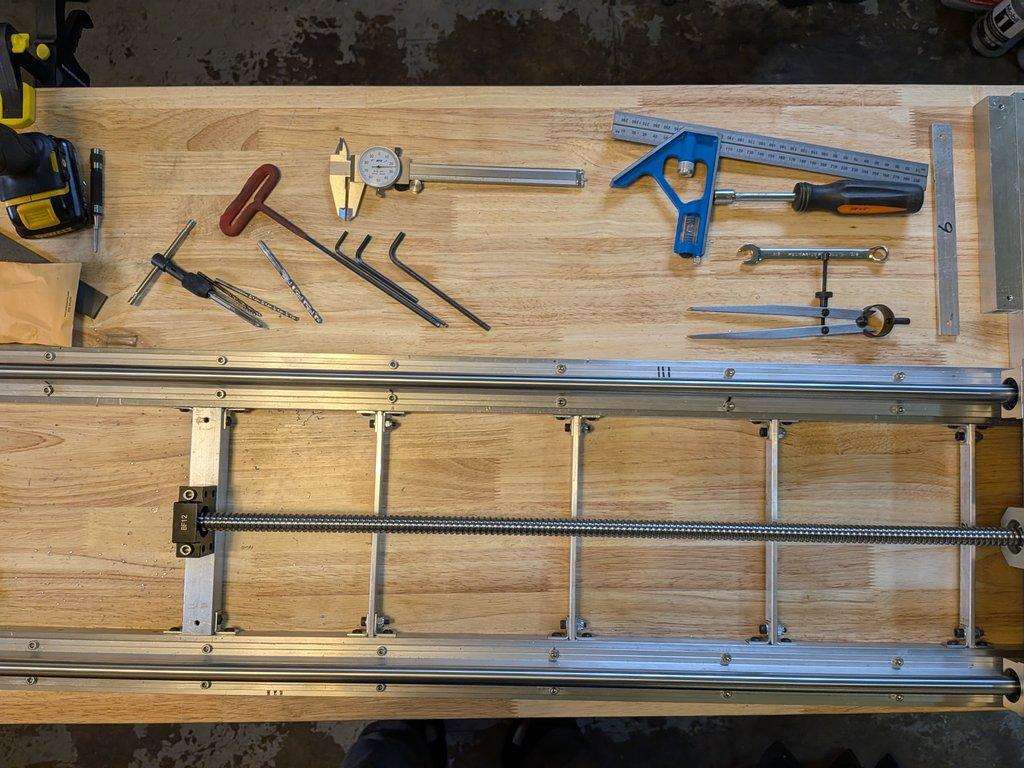 Ball screw install and fit