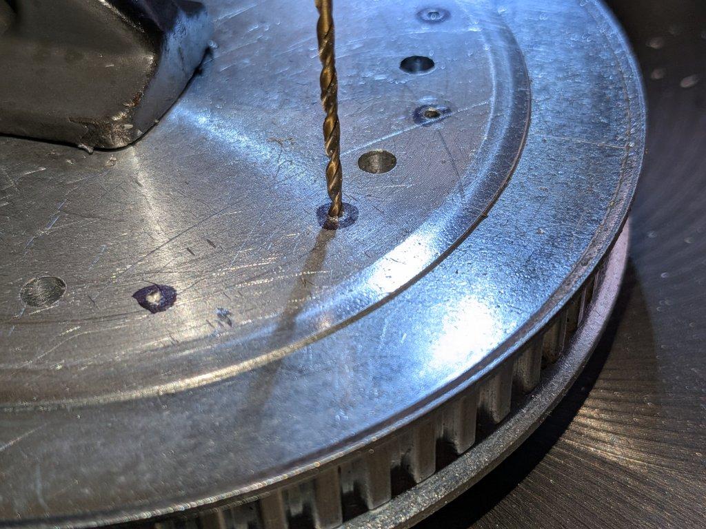 Adapter plate install