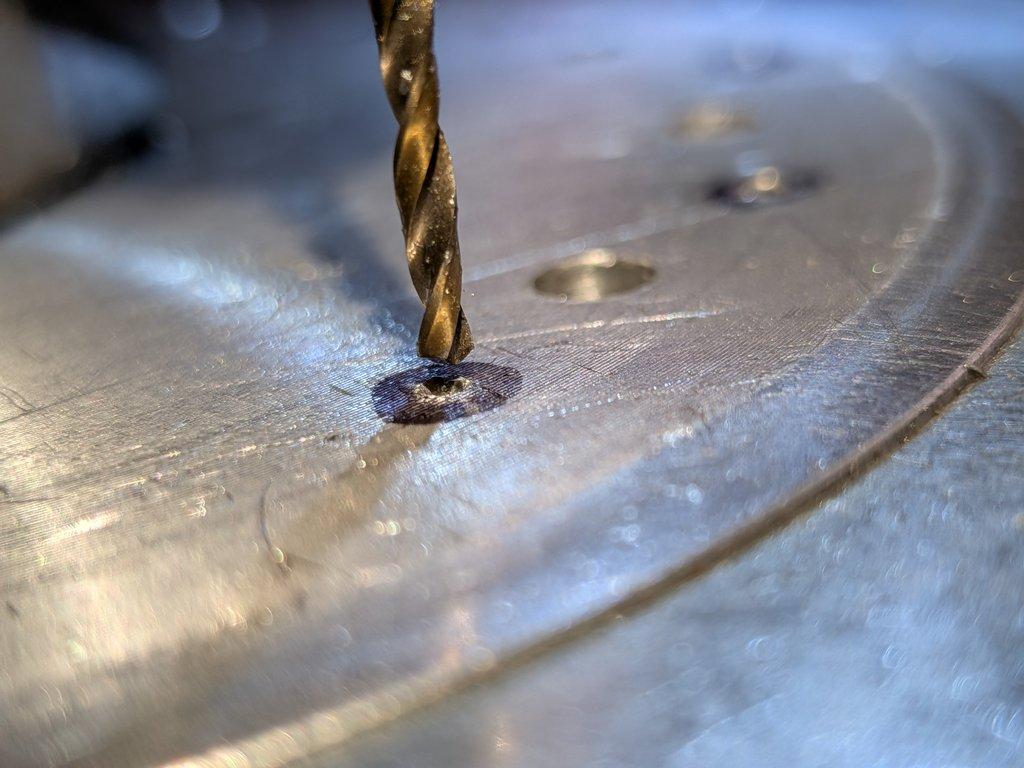 Adapter plate install