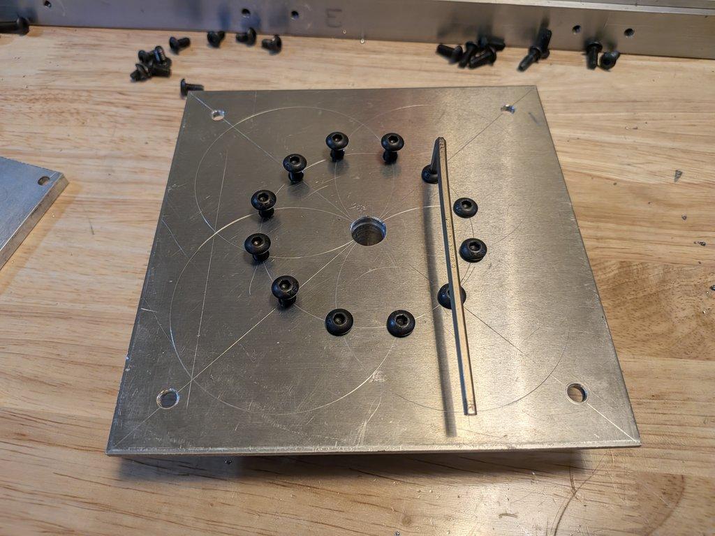 Adapter plate install