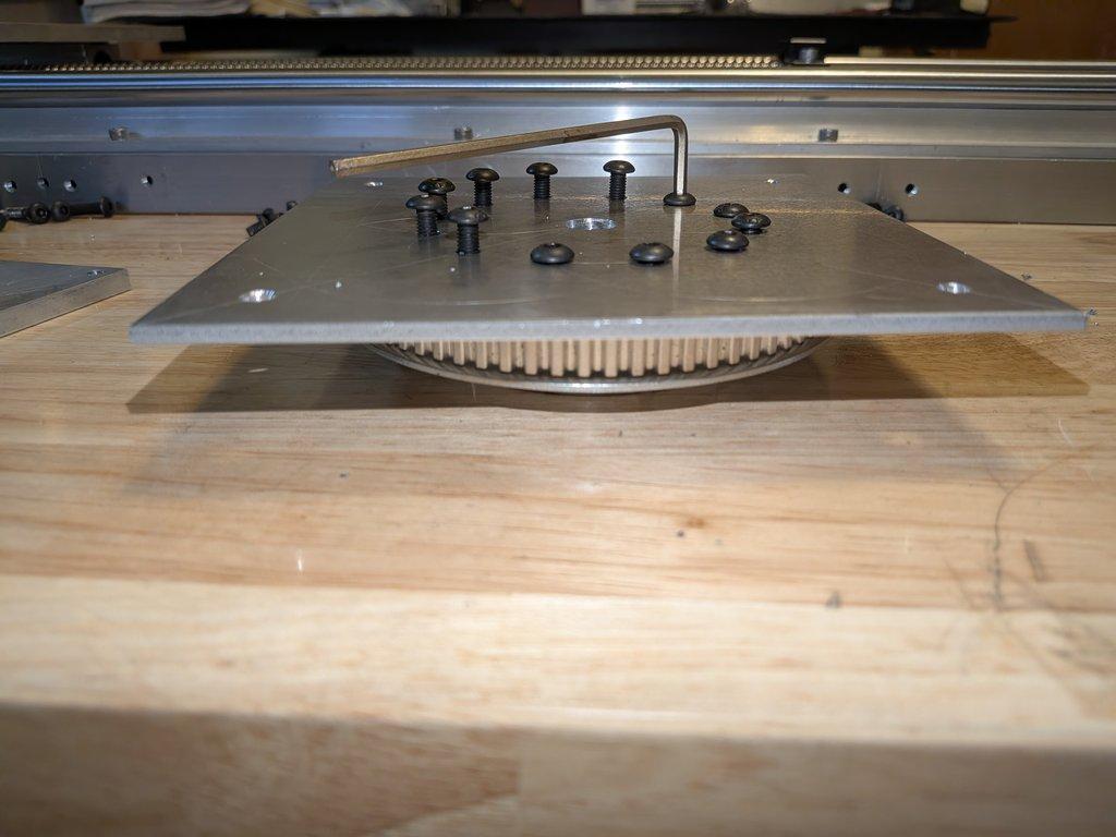 Adapter plate install