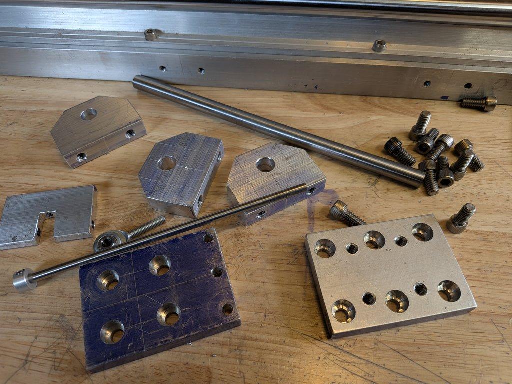 Adapter Plate, Layout Fluid & Linkage Details
