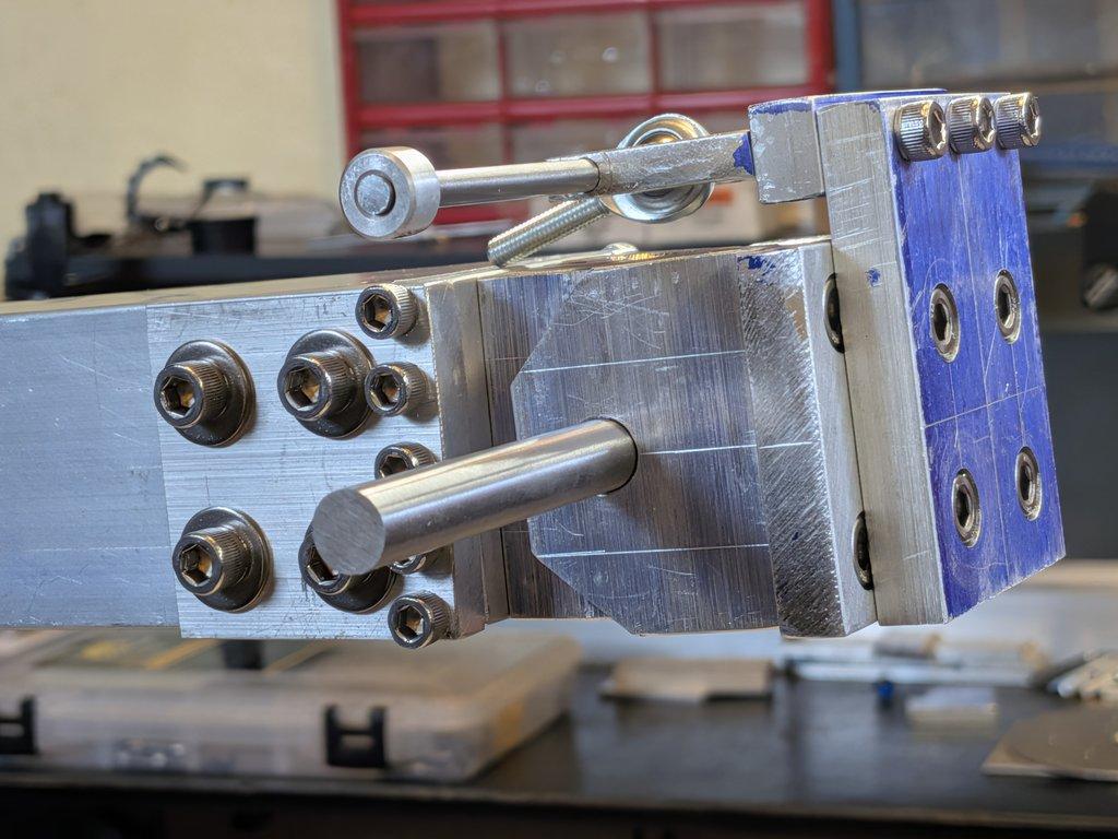 Adapter Plate, Layout Fluid & Linkage Details