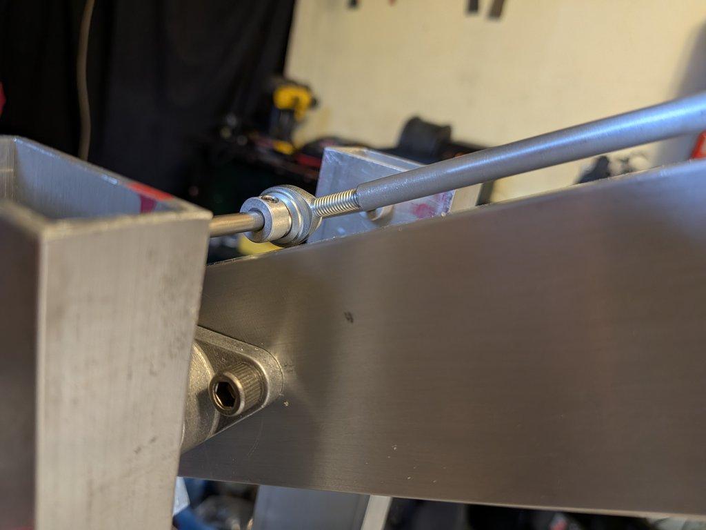 LIMNMOCO boom and upright structure during first motion testing