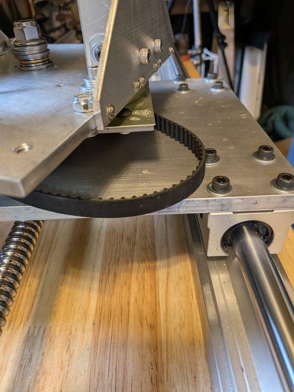 Swing Motor Mount Plate & Belt Tension