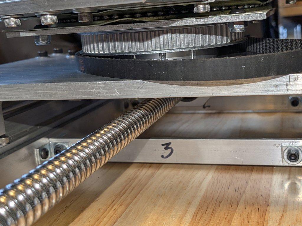 Swing Motor Mount Plate & Belt Tension