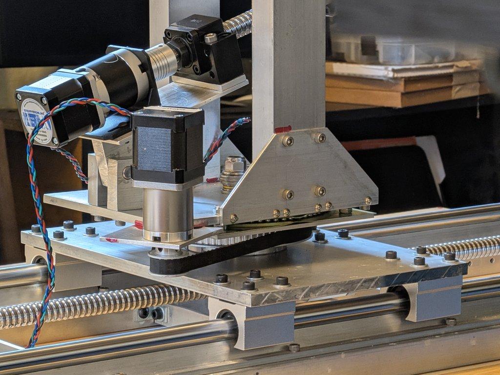 Swing Motor Mount Plate & Belt Tension