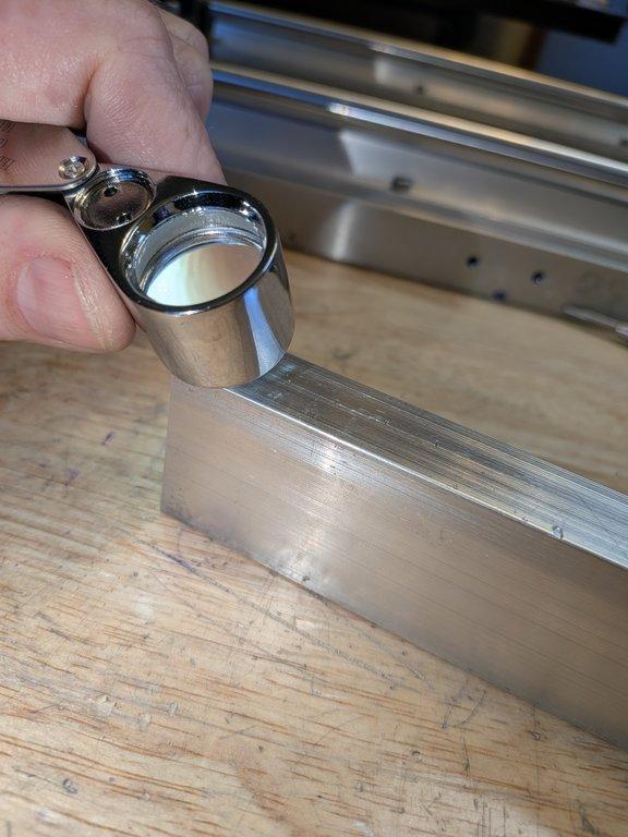 Magnification for Accurate Center Punching