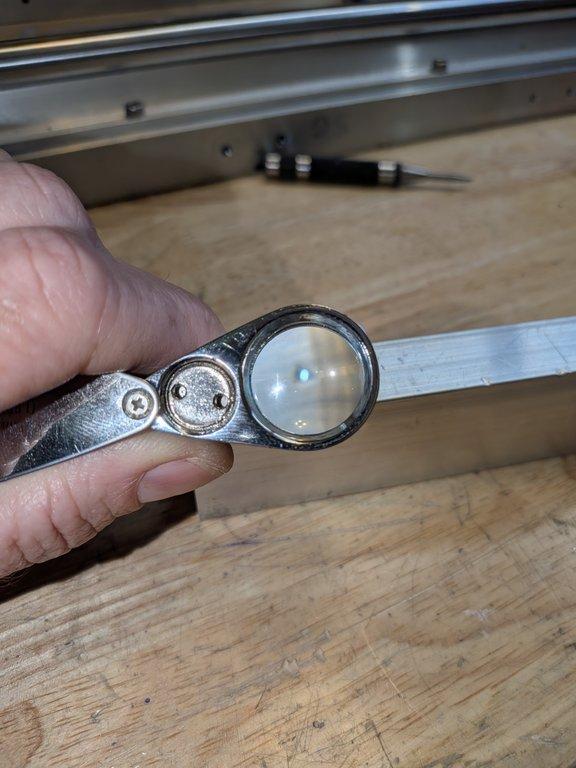 Magnification for Accurate Center Punching